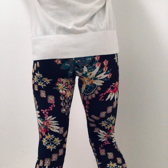 Diamond print black leggings - Picture 5 of 5